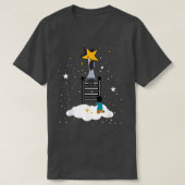 Fairy Tale Traumhafte Landschaft für die Sterne Py T-Shirt (Design vorne)