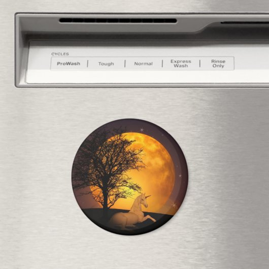 Fairy Tale Unicorn Vollmond Magnet (In Situ (Geschirrspüler))