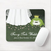 Fairy Tale Wedding Bride & Frog Prince Mousepad (Mit Mouse)
