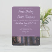 Fairy Tale Wedding Einladung (Stehend Vorderseite)