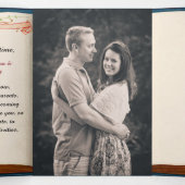 Fairy Tale Wedding Foto Dreifach Gefaltete Einladung (Innenseite Mitte)