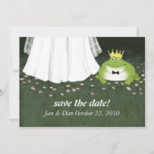 Fairy Tale Wedding Frosch Prince Save the Date (Vorderseite)