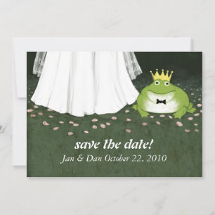 Fairy Tale Wedding Frosch Prince Save the Date