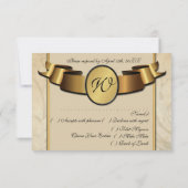 Fairy Tale Wedding RSVP Card Karte (Rückseite)