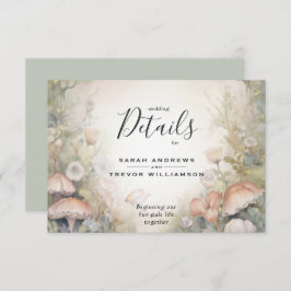 Fairy Tale Woodland Fairycore Romance Begleitkarte