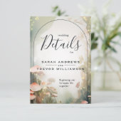 Fairy Tale Woodland Fairycore Romance Begleitkarte (Stehend Vorderseite)