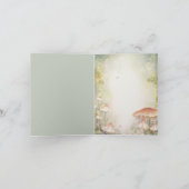 Fairy Tale Woodland Fairycore Romance Dankeskarte (Innenseite)