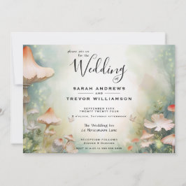 Fairy Tale Woodland Fairycore Romance Einladung