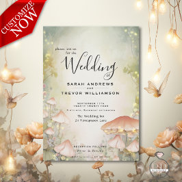 Fairy Tale Woodland Fairycore Romance Einladung