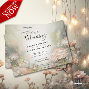 Fairy Tale Woodland Fairycore Romance Einladung