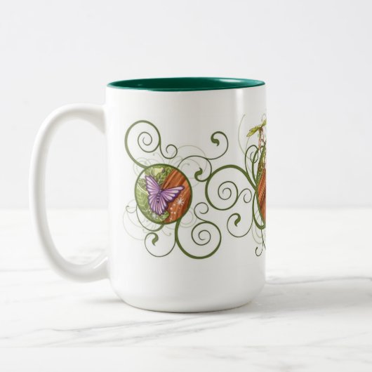 Fairy Tale Zweifarbige Tasse (Links)