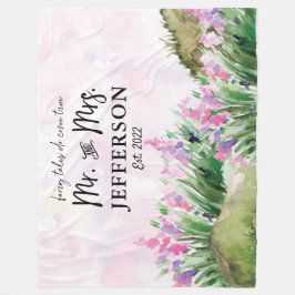 Fairy Tales do Come True | Herr und Frau Wedding Fleecedecke