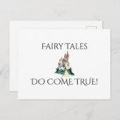 Fairy Tales do Come True Postkarte (Vorne/Hinten)