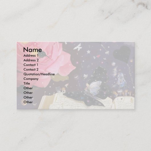 Fairy Tales! Visitenkarte (Vorderseite)