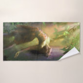 FAIRY TANZEN IM LIMONEN LICHT BADEHANDTUCH (Badehandtuch)