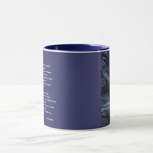 Fairy-Tasse mit irischem Rhyme Tasse (Zentrum)