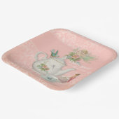 Fairy Tea Party Babydusche Dekoration Personalisie Pappteller (Gewinkelt)