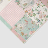 Fairy Tee Party Floral Pink Roses Baby Kinderzimme Seidenpapier (Ausschnitt)