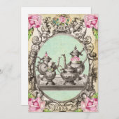 *FaiRy Tee-Party-Gruß-Karte iNViTaTioNs* Einladung (Vorne/Hinten)