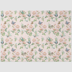 Fairy Tee Party Pink Floral Butterfly Baby Kinderz Seidenpapier