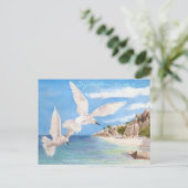 Fairy Terns Postkarte (Stehend Vorderseite)