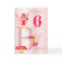 Fairy Theme Girl Pink Gold Kind Persönliches Alter