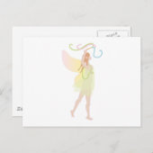 Fairy Theme Postcard Postkarte (Vorne/Hinten)