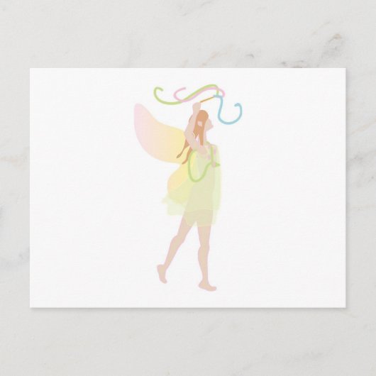 Fairy Theme Postcard Postkarte (Vorderseite)