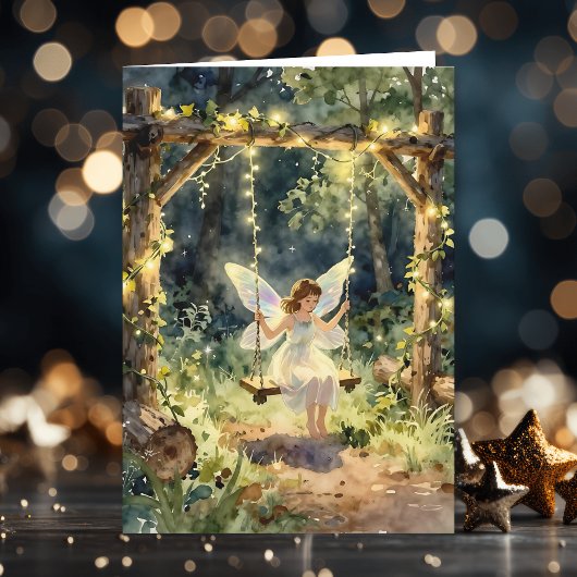 Fairy Themed Girl's Birthday Karte