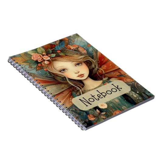 Fairy Themed Notebook Notizblock (Rechte Seite)