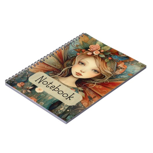 Fairy Themed Notebook Notizblock (Linke Seite)