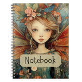Fairy Themed Notebook Notizblock (Vorderseite)