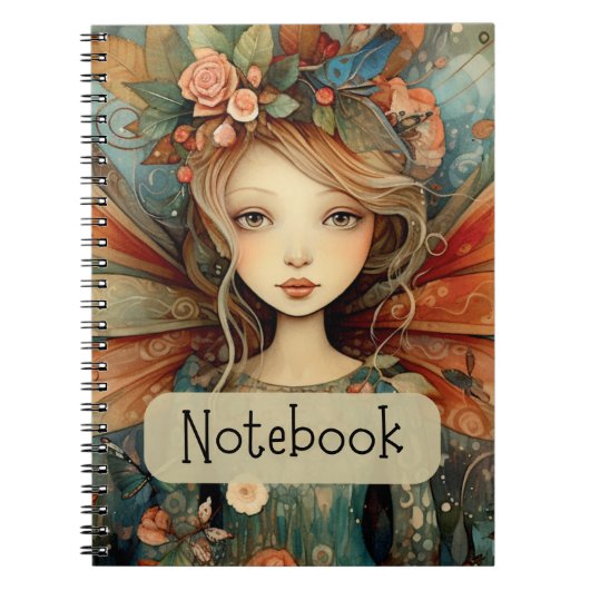 Fairy Themed Notebook Notizblock (Vorderseite)