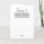 Fairy Themed Times are Hard Karte (Rückseite)