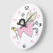 Fairy Time Große Wanduhr (Winkel)