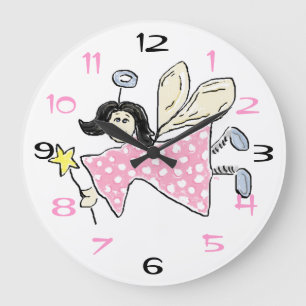 Fairy Time Große Wanduhr