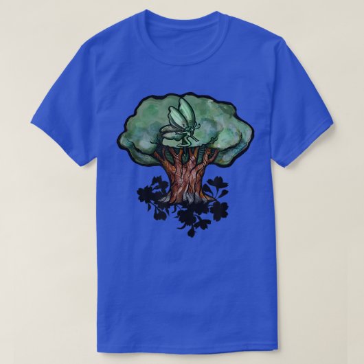 Fairy Tree Kunst, Dichtung und Musik T-Shirt (Design vorne)