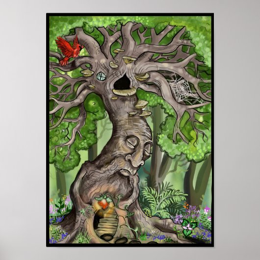 Fairy Tree Zuhause Poster (Vorne)