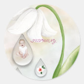 Fairy Tröpfchen rund Aufkleber (Vorderseite)