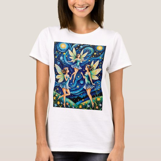 Fairy Tshirt Dreamland Starry Night T-Shirt (Vorderseite)