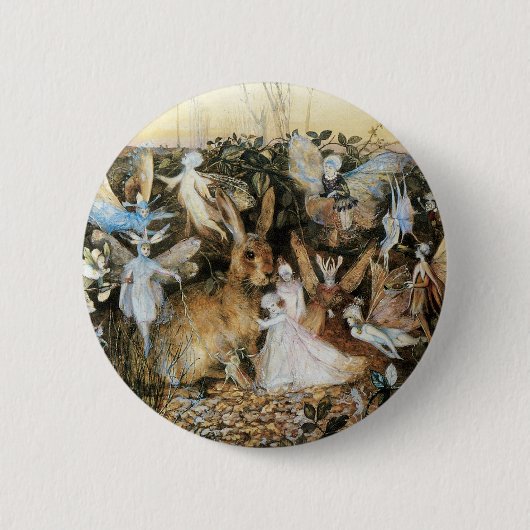 Fairy Twilight von John Anster Fitzgerald Button (Vorderseite)