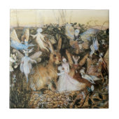 Fairy Twilight von John Anster Fitzgerald Fliese (Vorderseite)