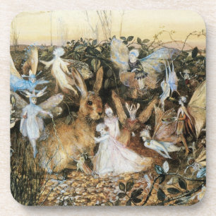 Fairy Twilight von John Anster Fitzgerald Getränkeuntersetzer