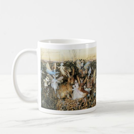 Fairy Twilight von John Anster Fitzgerald Kaffeetasse (Links)