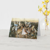 Fairy Twilight von John Anster Fitzgerald Karte (Gelbe Blume)