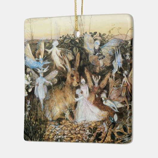 Fairy Twilight von John Anster Fitzgerald Keramikornament (Links)