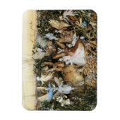Fairy Twilight von John Anster Fitzgerald Magnet (Vertikal)