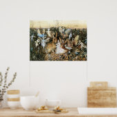 Fairy Twilight von John Anster Fitzgerald Poster (Küche)