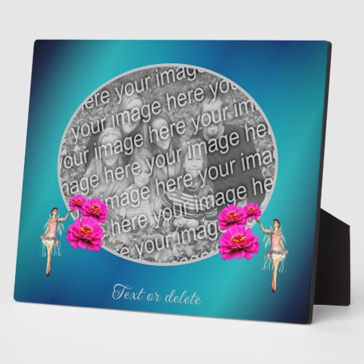 Fairy und Blume Personalisiert hinzufügen Ihr eige Fotoplatte (Seite)
