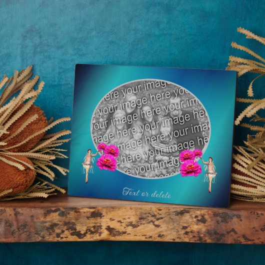 Fairy und Blume Personalisiert hinzufügen Ihr eige Fotoplatte (Seite)